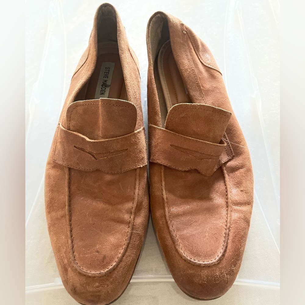 Steve Madden suede loafers - men’s